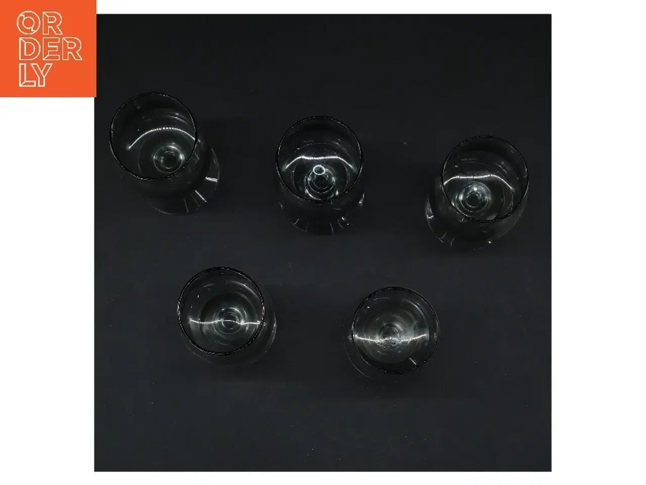 Billede 2 - 5 stk. Holmegaard Atlantic hvidvinsglas(str. 5 stk Ø 4,5 cm Længde 11,5 cm)