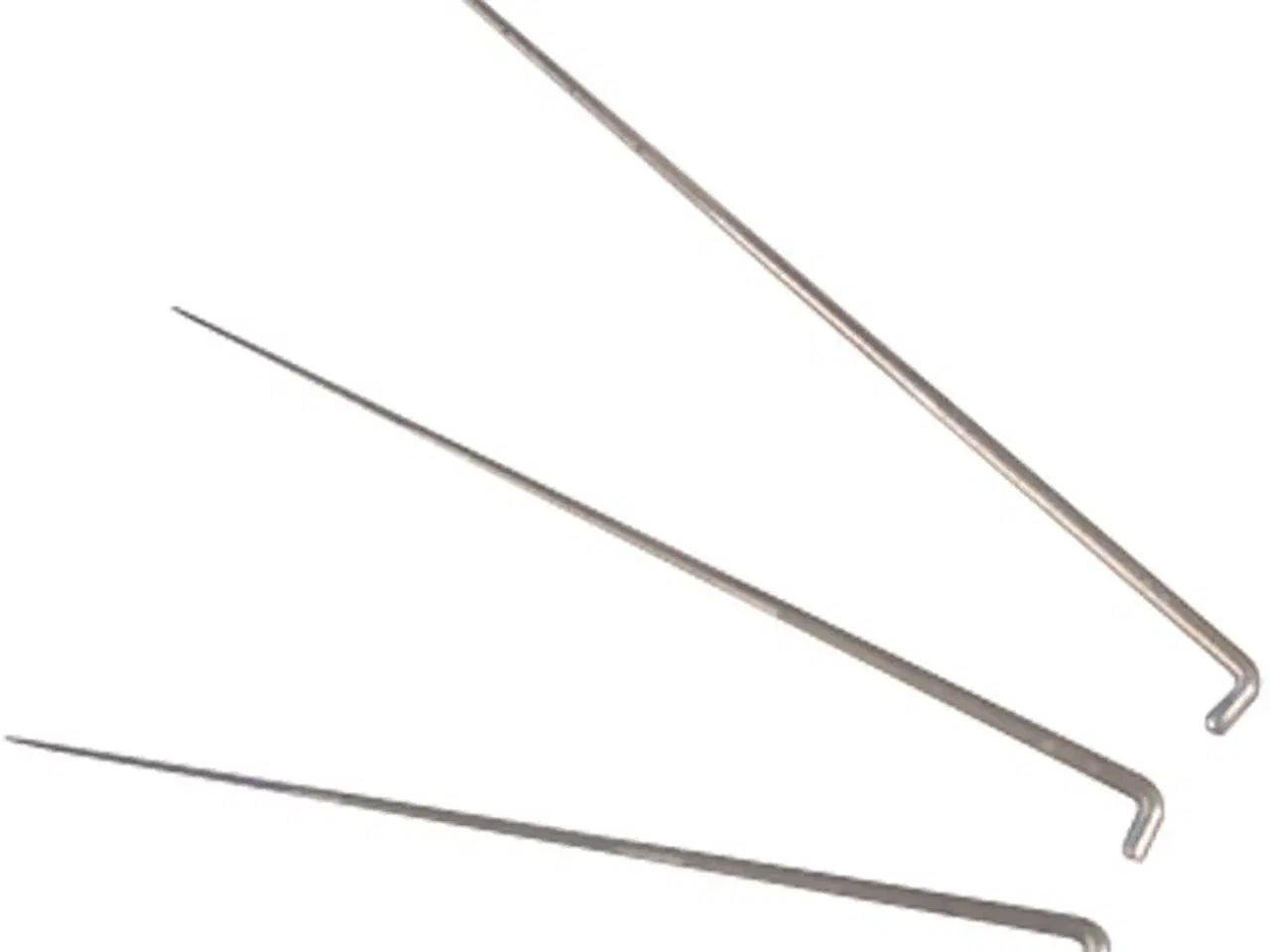 Billede 1 - Filtenåle 7,5 cm - 3 stk. i grov, fin og mellem tykkelse