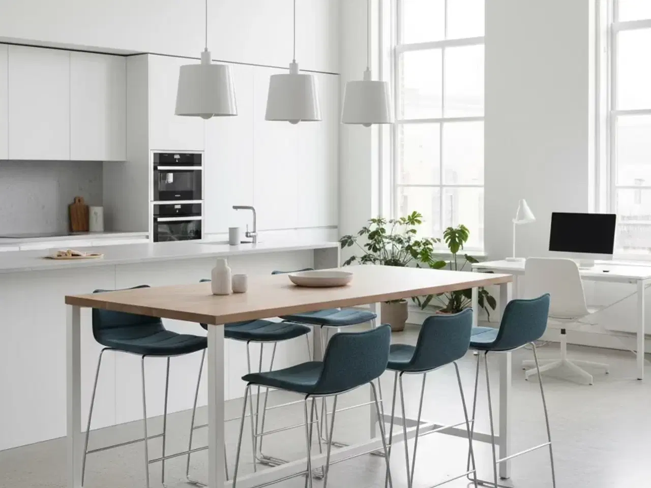 Billede 2 - Moschella Cable Barstol – Blå