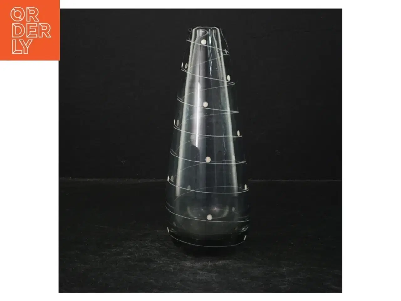 Billede 1 - Johansfors Glaskunst vase 1940&#39;erne(str. 20 cm)
