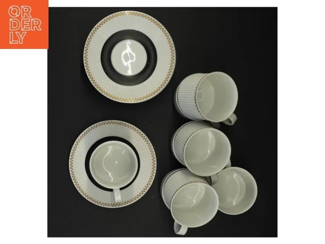 Billede 4 - Eksklusivt mocca porcelæns kopper og underkopper (str. Diameter 12 cm kop 6 x 6 og en halv cm)