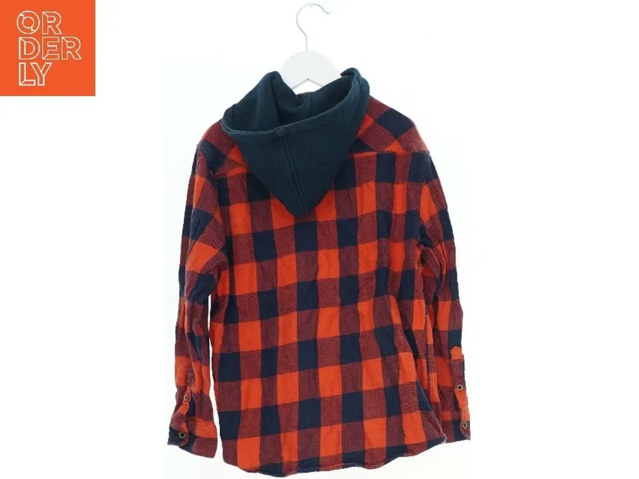 Billede 2 - Skjorte med hætte i ternet design fra Zara (str. 140)