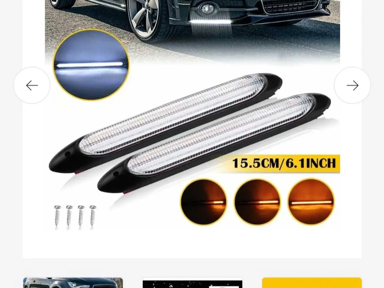 Billede 1 - Kørelys led,  nyt