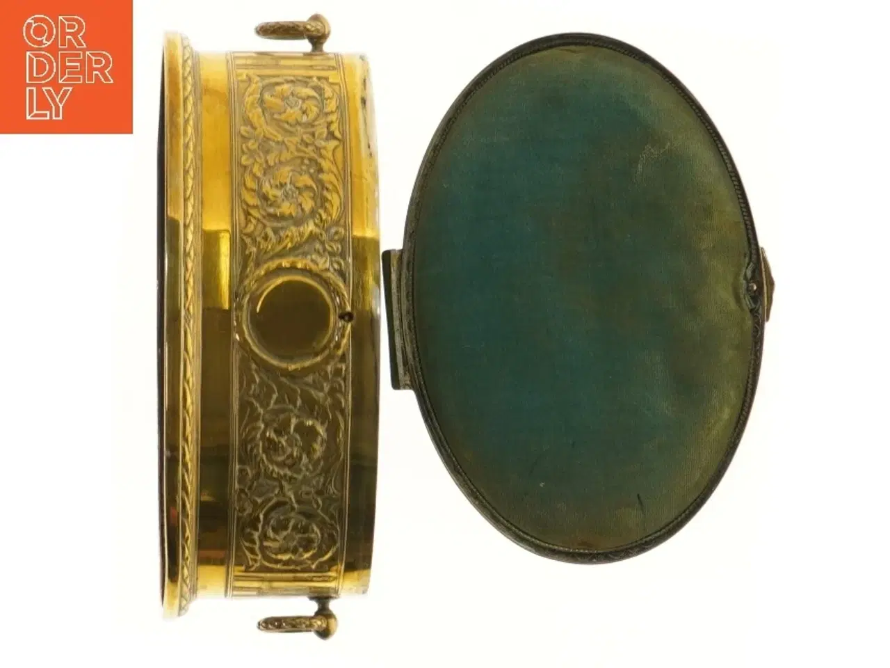 Billede 4 - Antik smykkeskrin i metal (str. 23 cm)