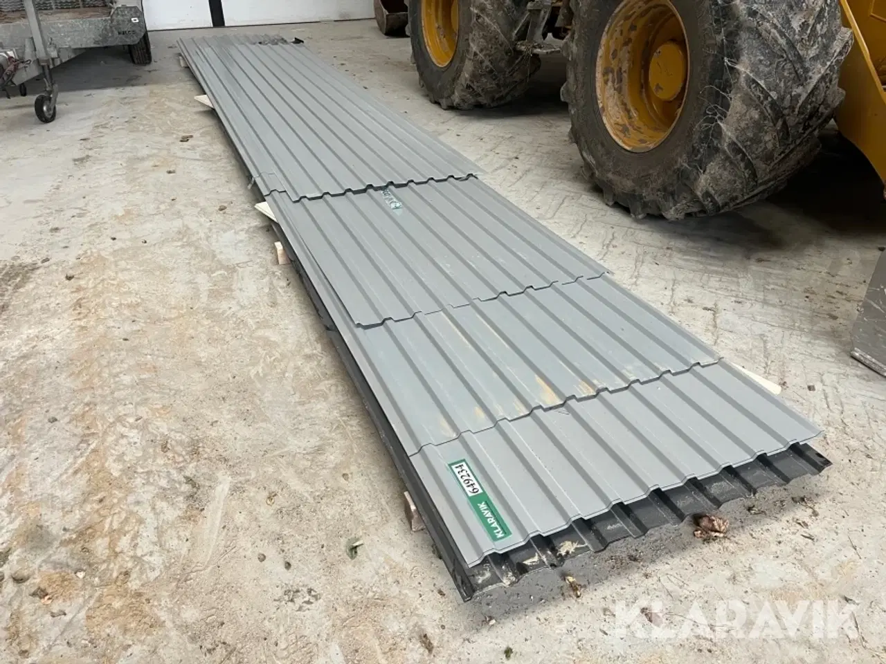 Billede 1 - Facade/tagplader sorte - 15 styk