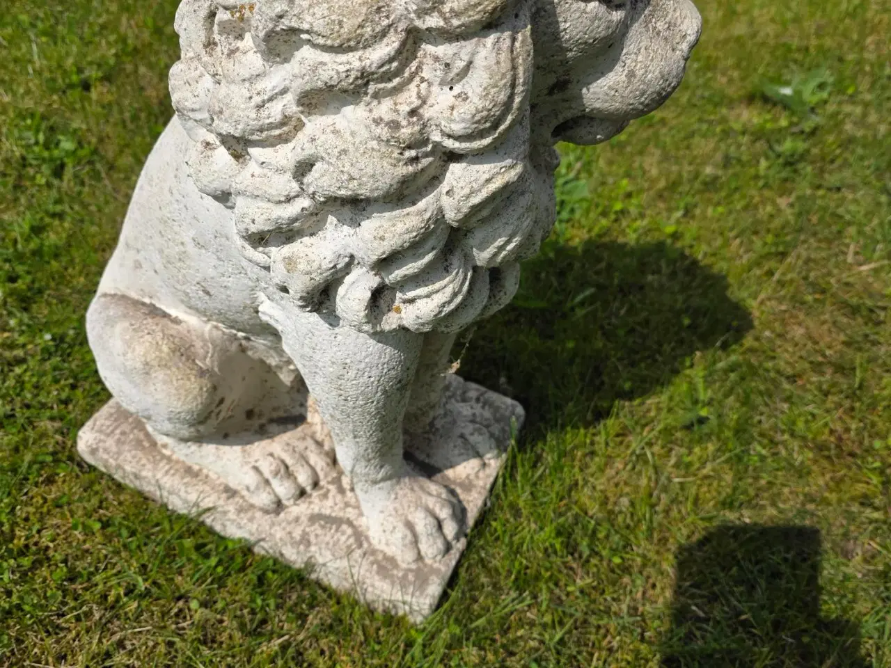 Billede 2 - løve gips figur betonfigur 