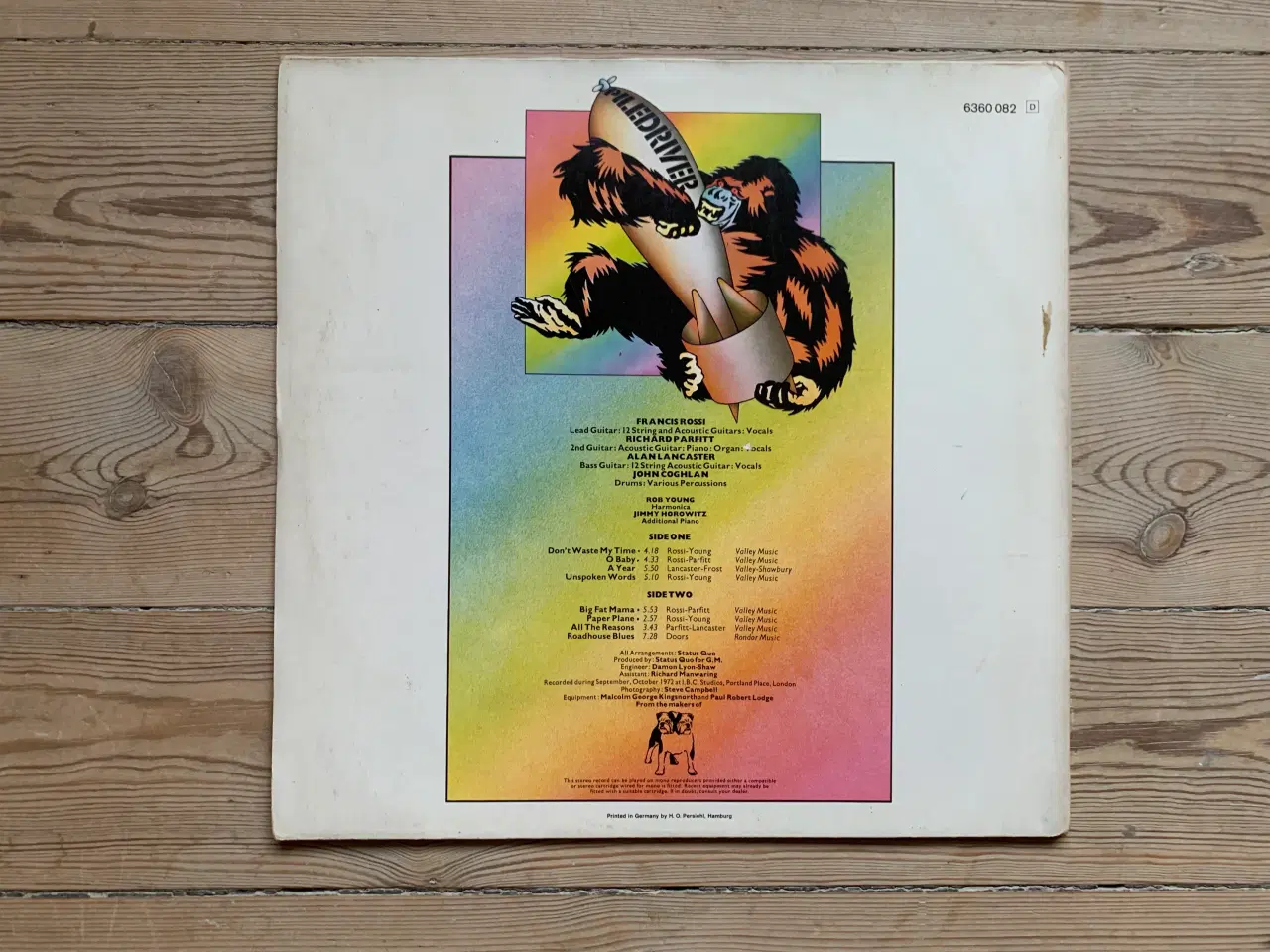 Billede 3 - LP fra Status Quo, Piledriver