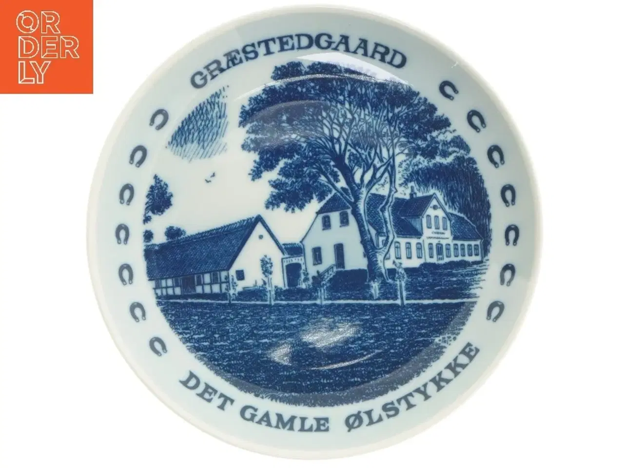 Billede 1 - Årstel 1983 Græstedgaard porcelænstallerken fra Moske Royal Copenhagen (str. Ø 19,5 cm)
