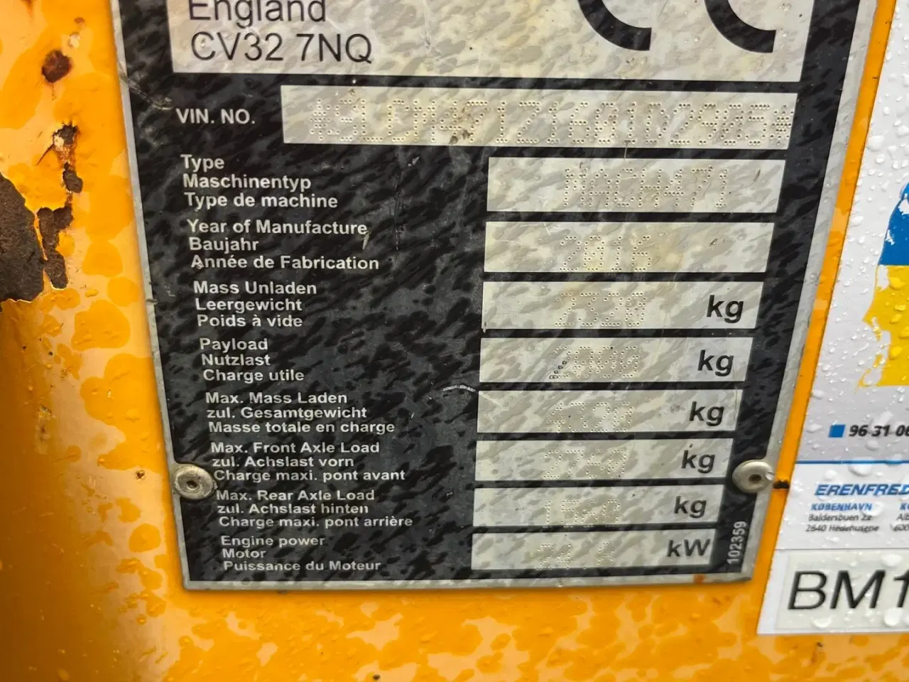 Billede 6 - Thwaites 2 tons 2tons dumper med højtip og sving