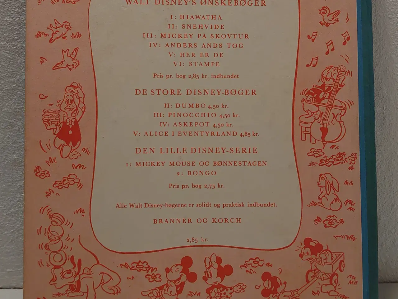 Billede 2 - Walt Disney: Stampe. Ønskebog nr 6. 1.udg. 1953