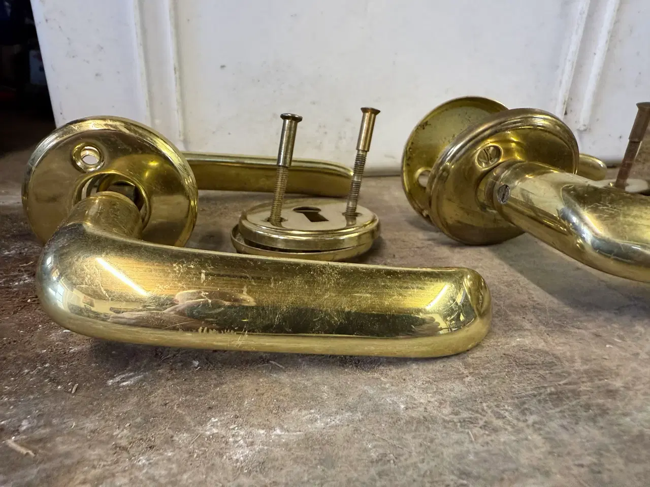 Billede 6 - Diverse Messing dørgreb