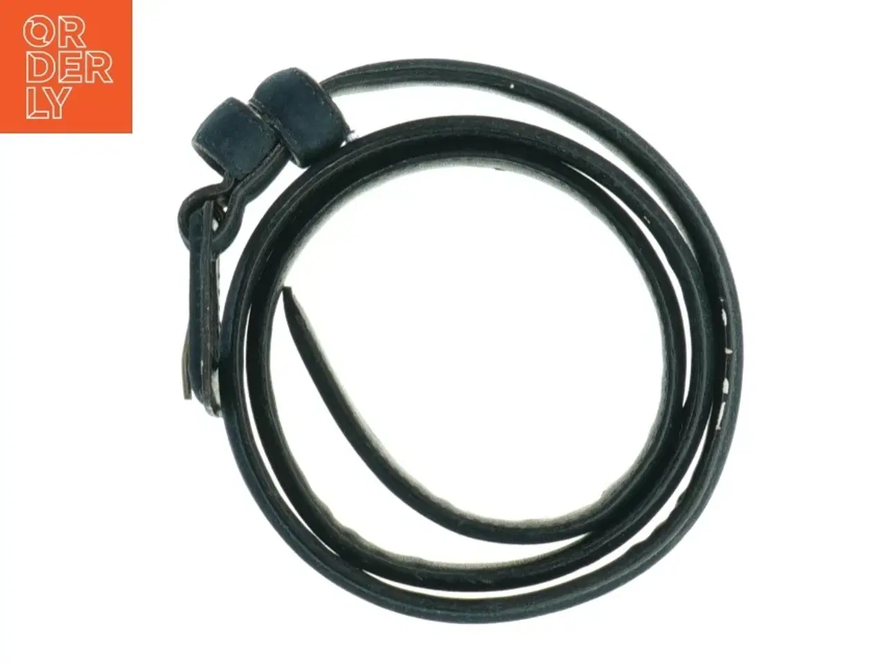 Billede 2 - Blåt bælte med spænde (str. 77 cm - første hul)