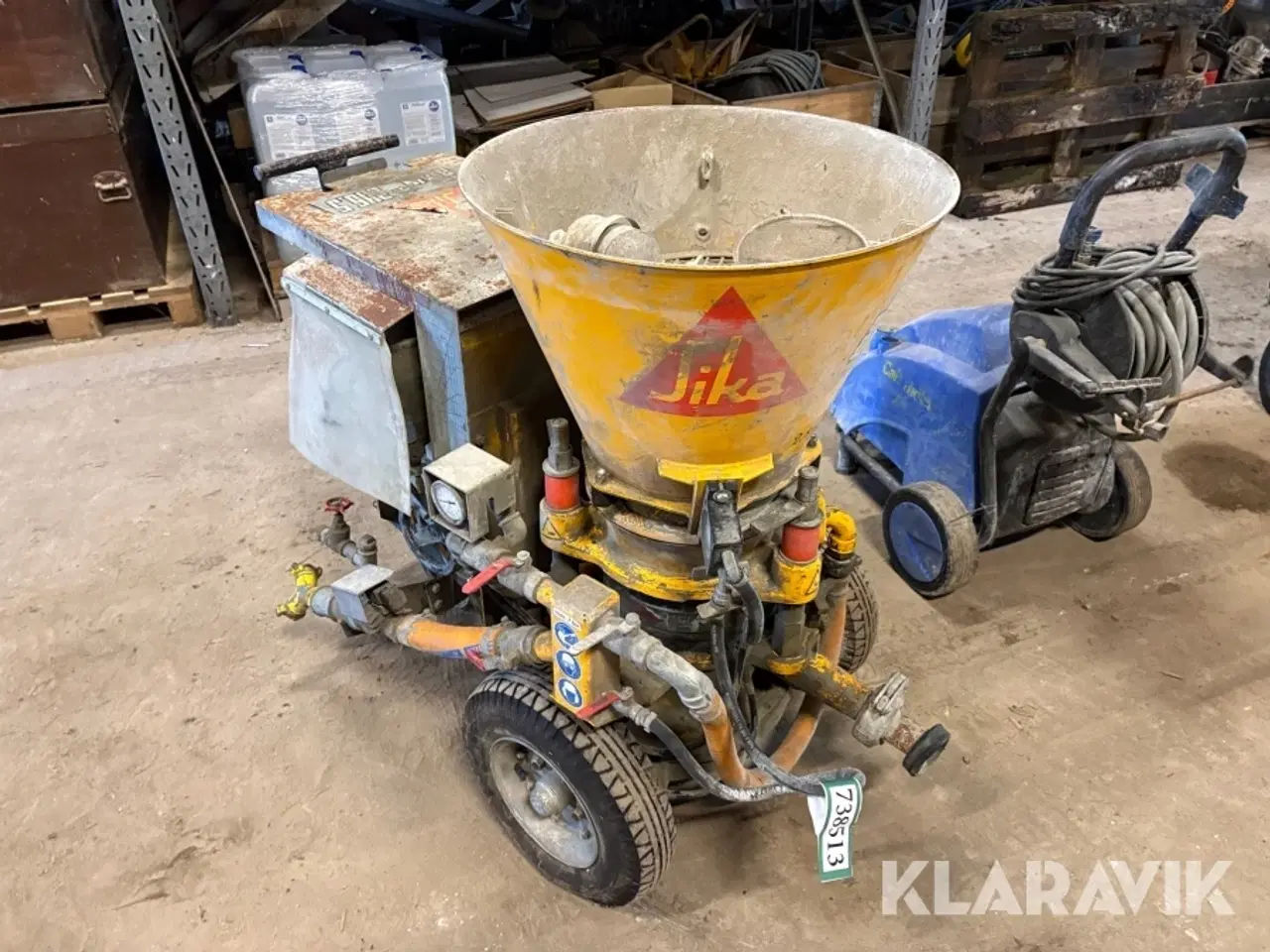 Billede 3 - Beton sprøjte Aliva SIKA 246.5 med slange