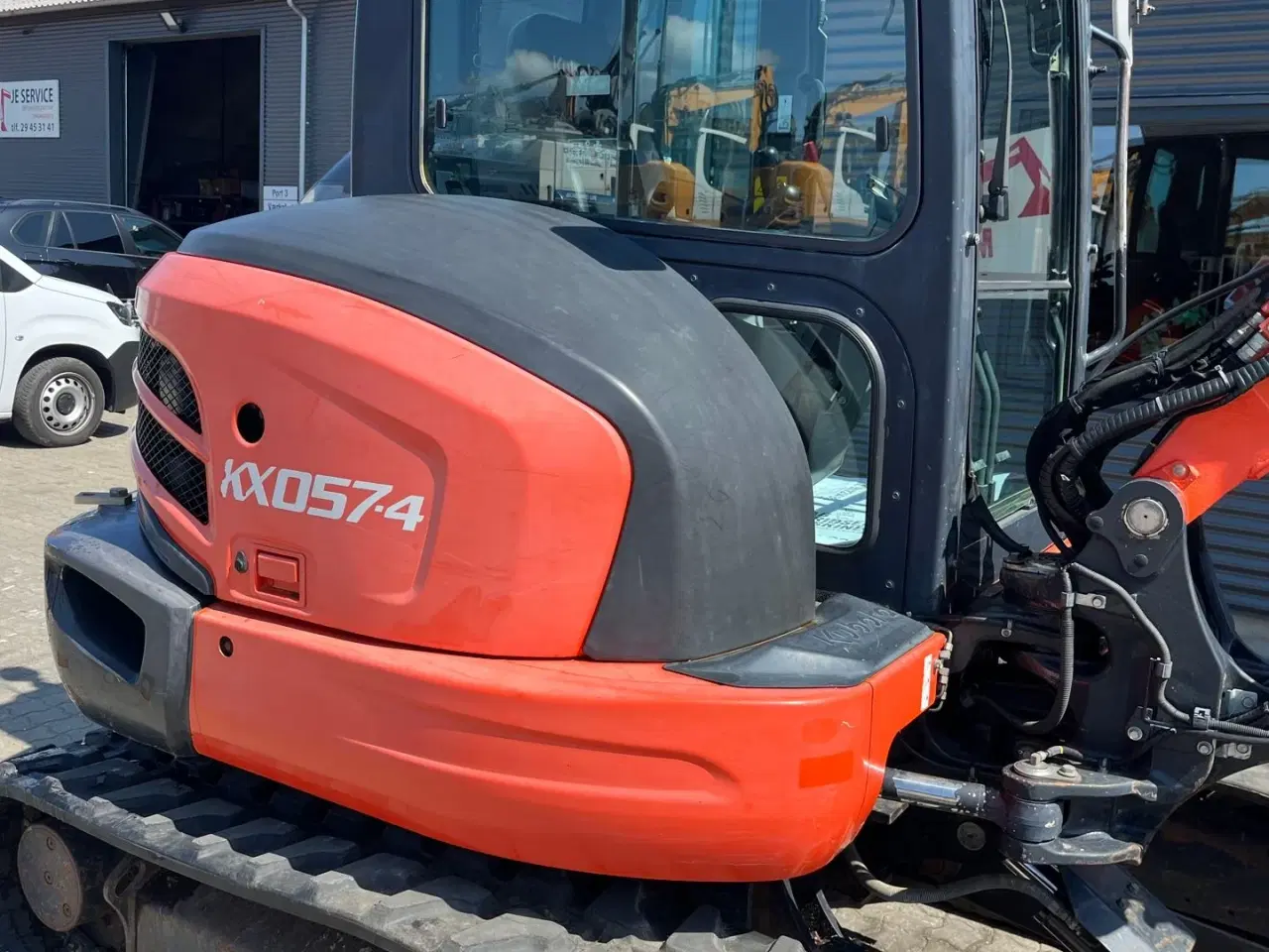 Billede 19 - Kubota KX057-4 hydraulisk Hydrema fæste Kipbar planerskovl og 2 graveskovle