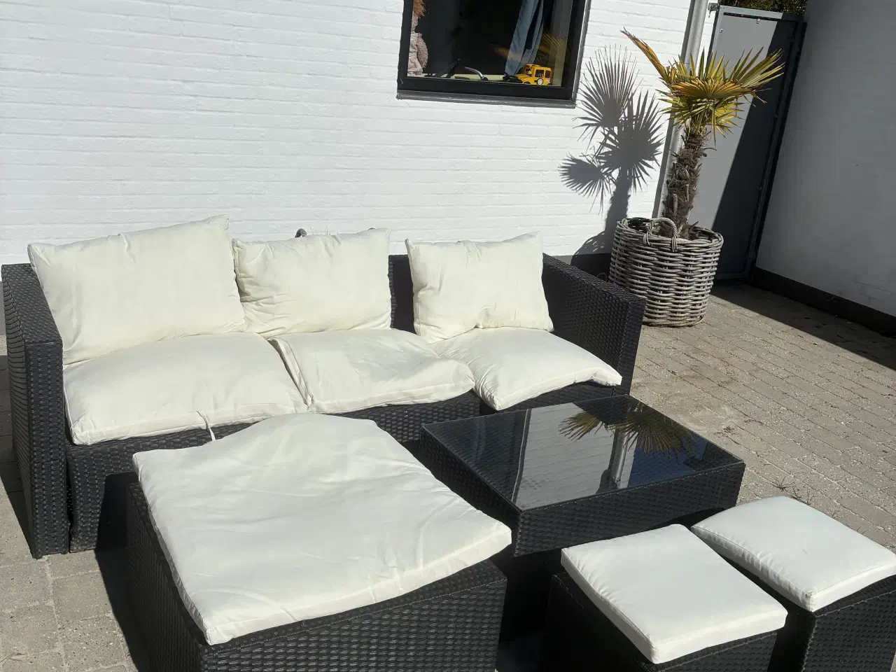 Billede 3 - Loungesæt i polyrattan – komplet sæt