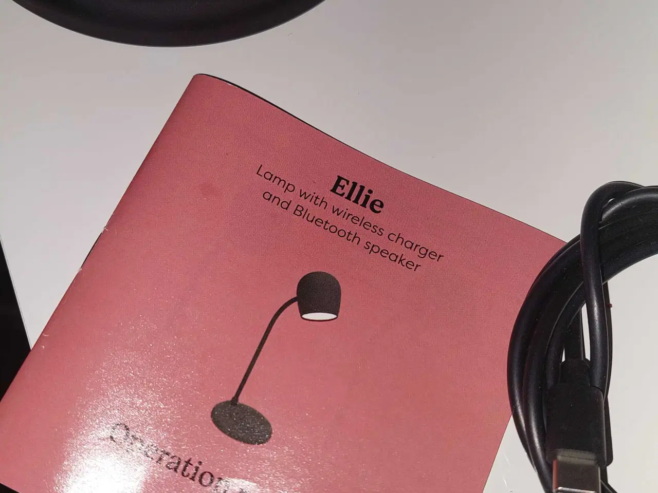 Billede 3 - Lampe med højtaler/oplader