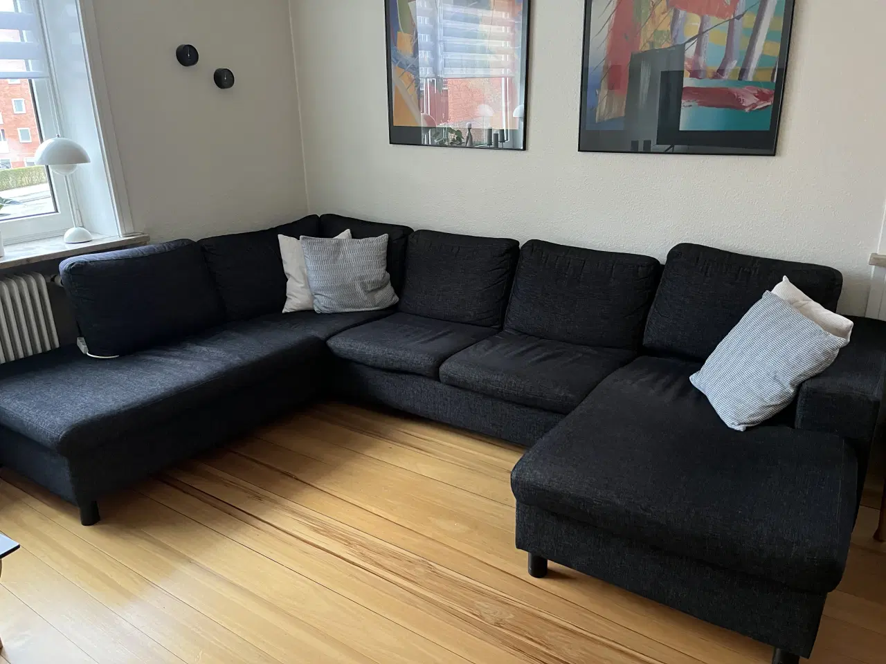 Billede 1 - Fin hjørnesofa m 2 chaiselong