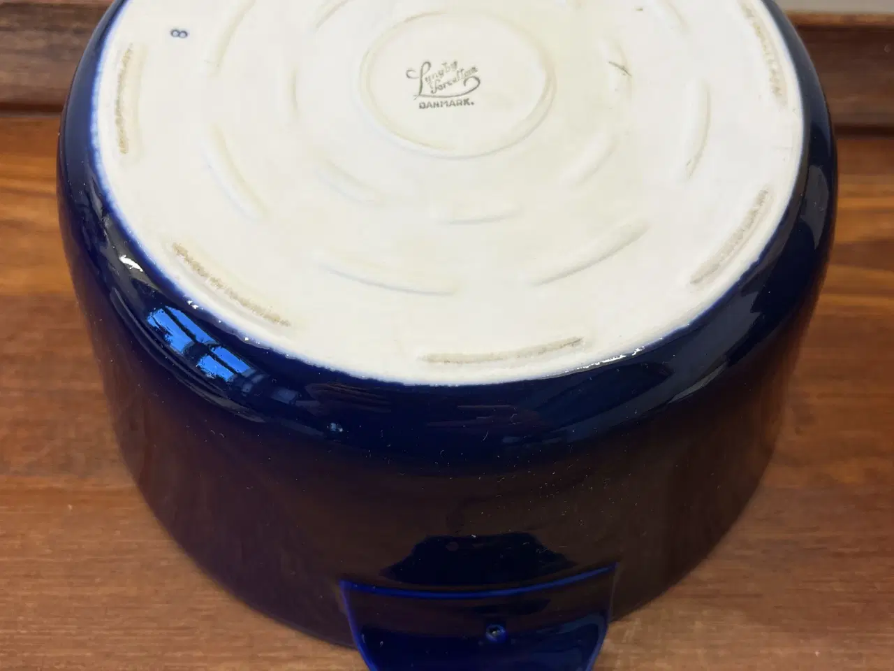 Billede 3 - Blå Ildfast DAN-ILD skål, Lyngby Porcelæn