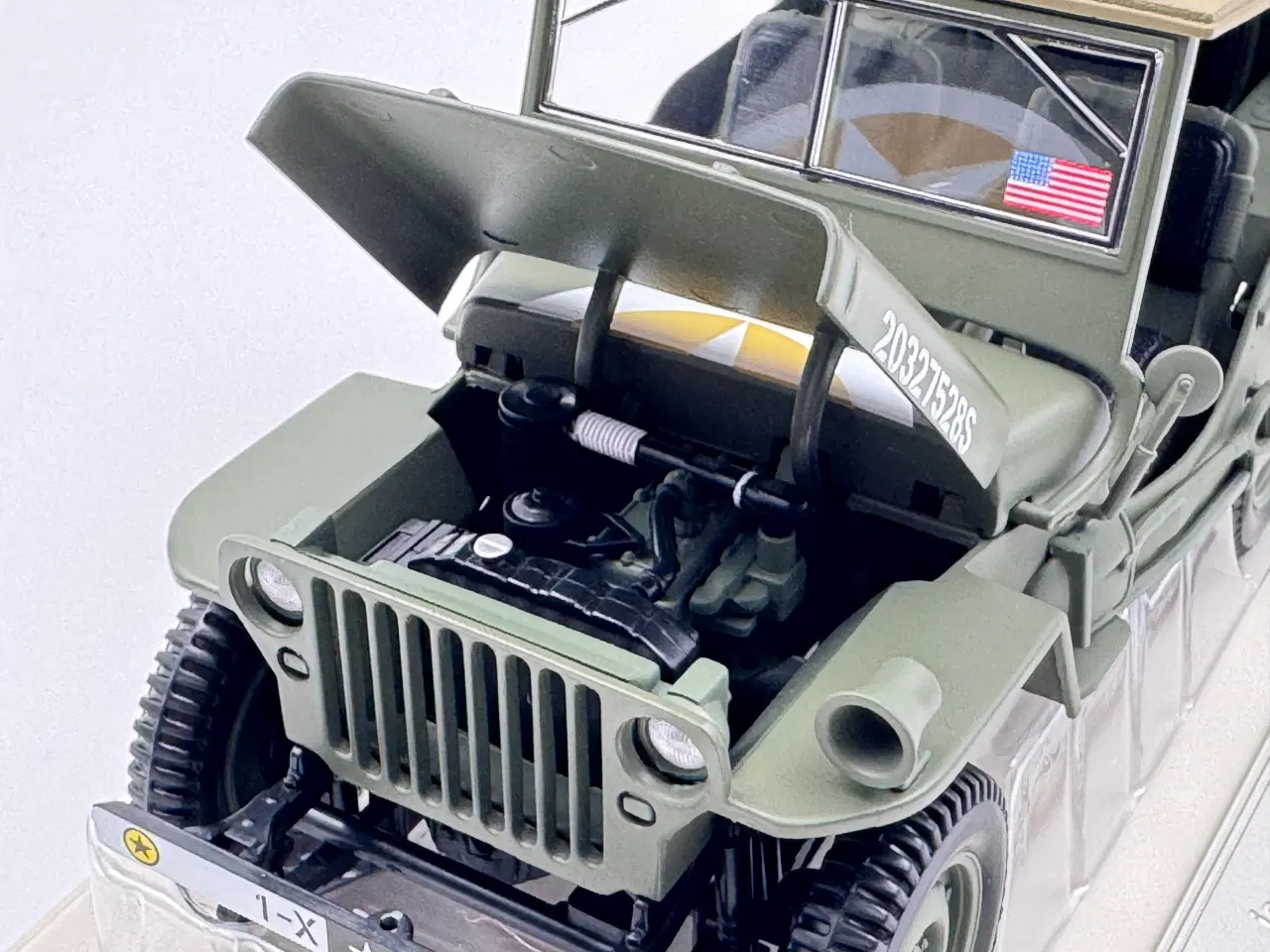 Billede 5 - 1944 Jeep US Army 1st Division infantry D-Day 1:18