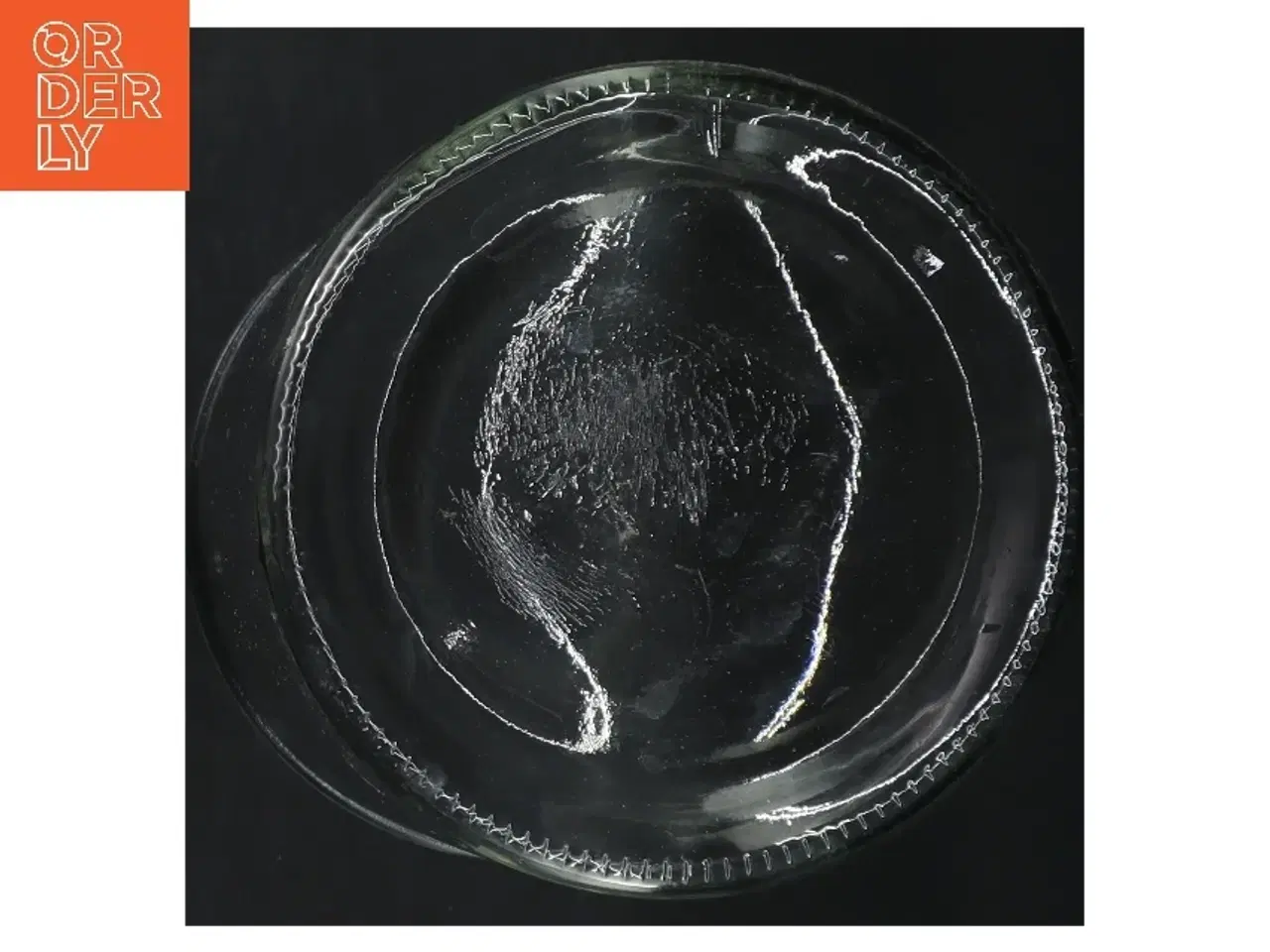 Billede 3 - Glasvase (str. H. 17,5 cm. ø. 13,5 cm)