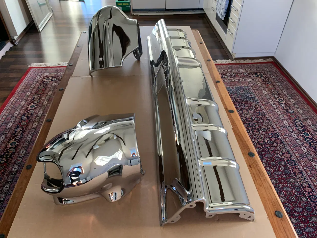 Billede 1 - Buick 1957 chromdele + fælge