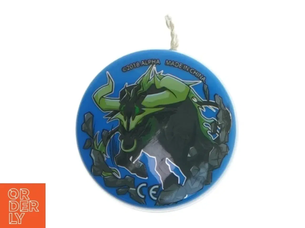 Billede 1 - Blå Yo-Yo med Thunder Ox tema fra Alpha (str. Ø 6 cm)