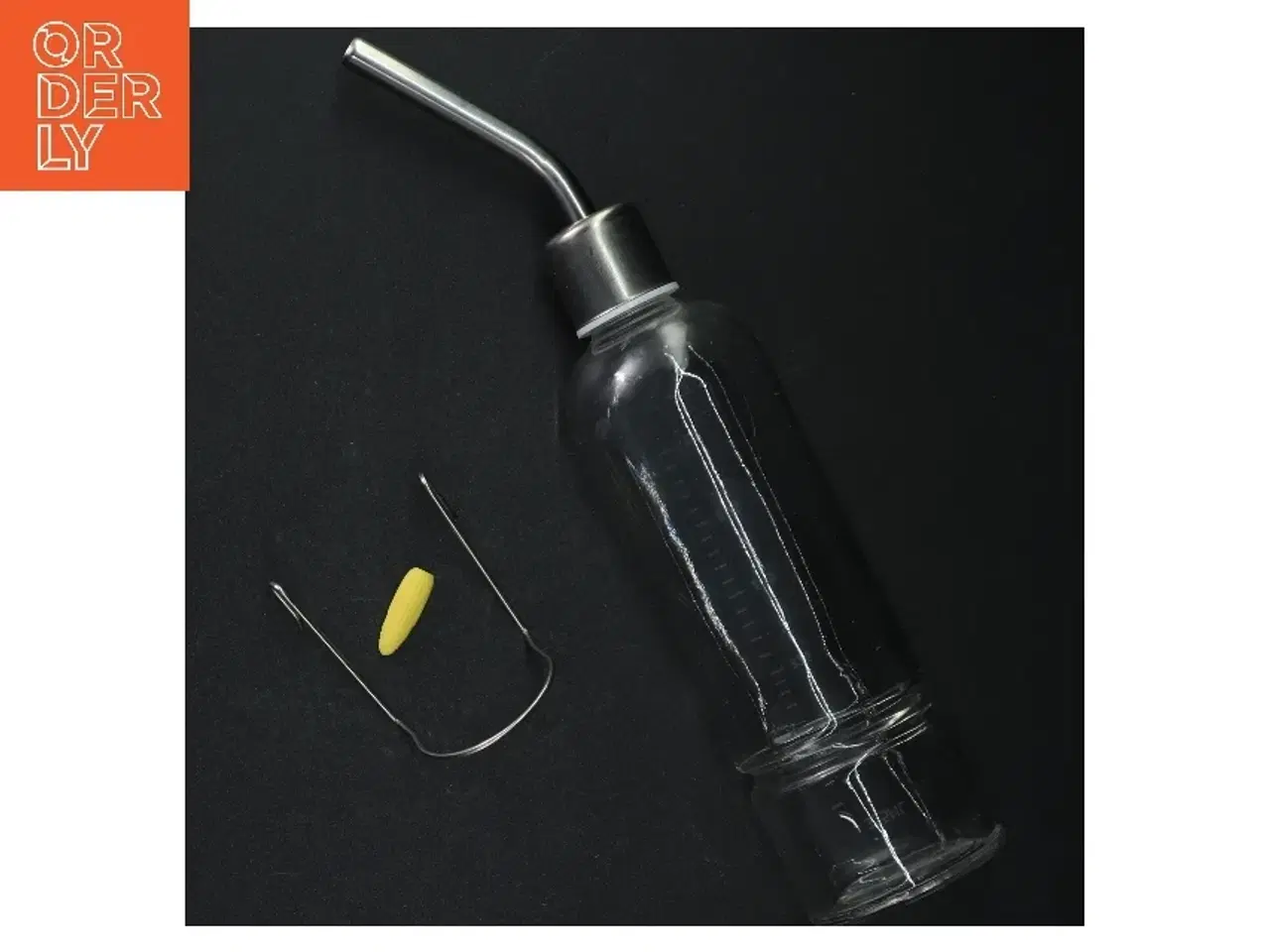 Billede 3 - Vandflaske af glas til kaniner (str. 355 mililiter)