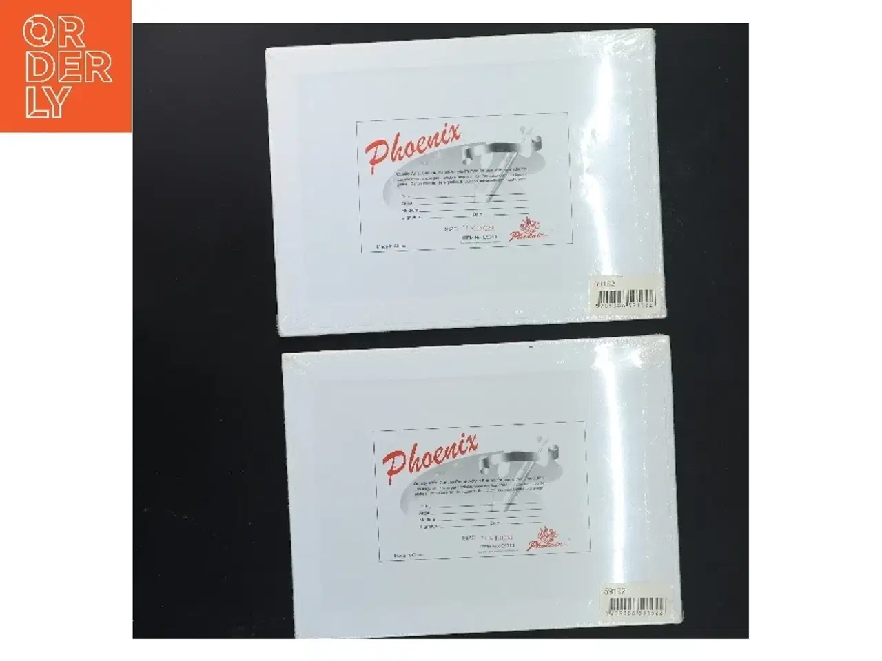 Billede 1 - 2 stk hvide Phoenix lærreder(str. 2 stk 24x18 cm) fra Phoenix (str. 2 stk 24x18 cm)