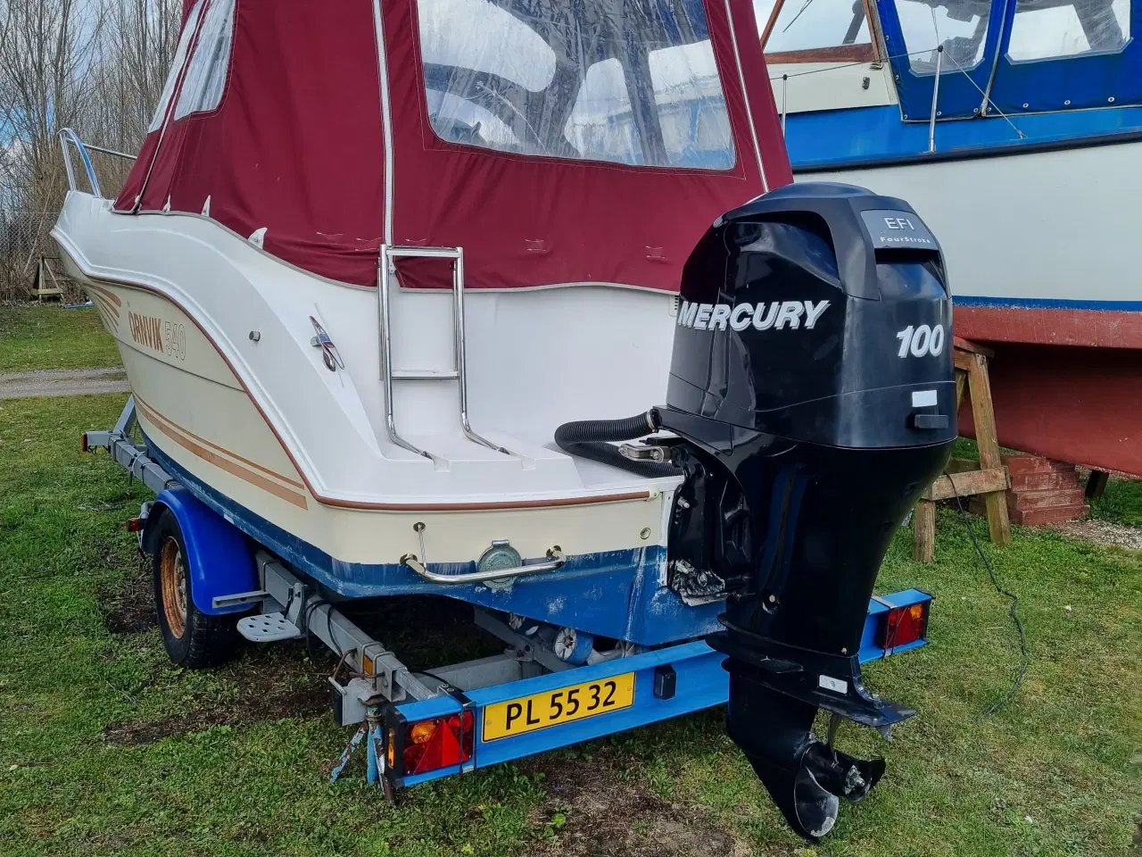 Billede 10 - Ørnvik 540 med 100hk Mercury og trailer 