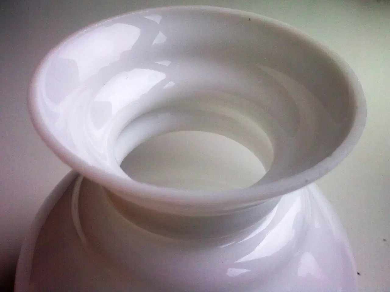 Billede 3 - Opaline ANTIK dansk Holmegaard lampe