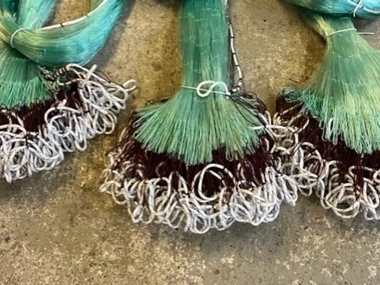 Billede 3 - Maskin syet Lakse/Ørredgarn med  65mm maske