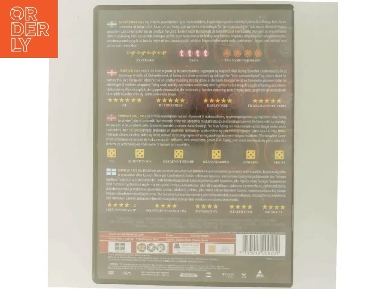 Billede 3 - The Immitation Game med Benedict Cumberbatch (DVD)