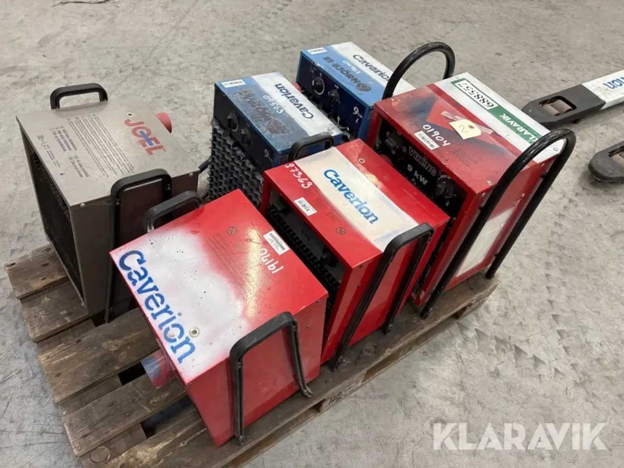 Billede 1 - Varmeblæsere Joel, el Björn og viking 6 styk