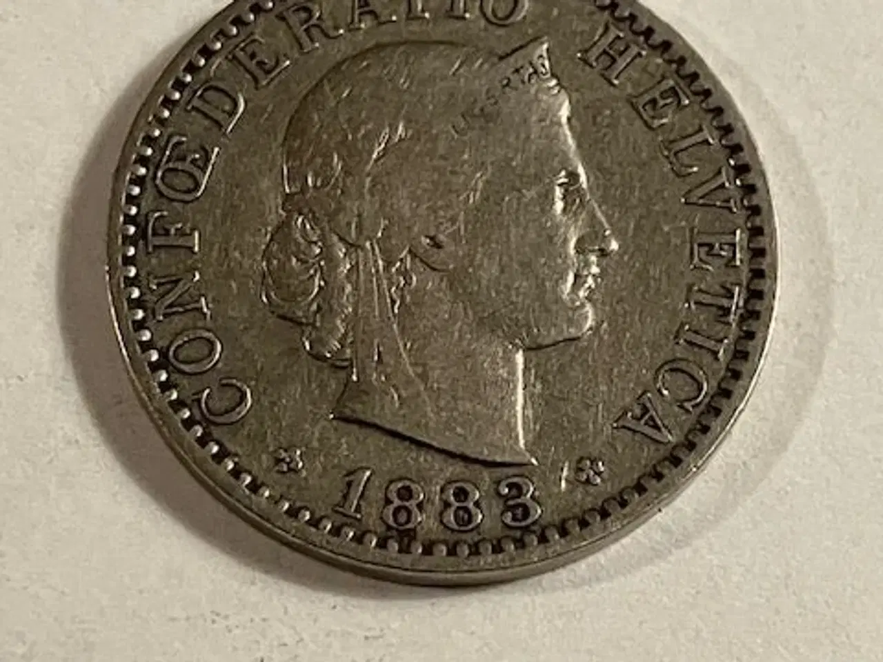 Billede 2 - 20 Rappen Switzerland 1883 B