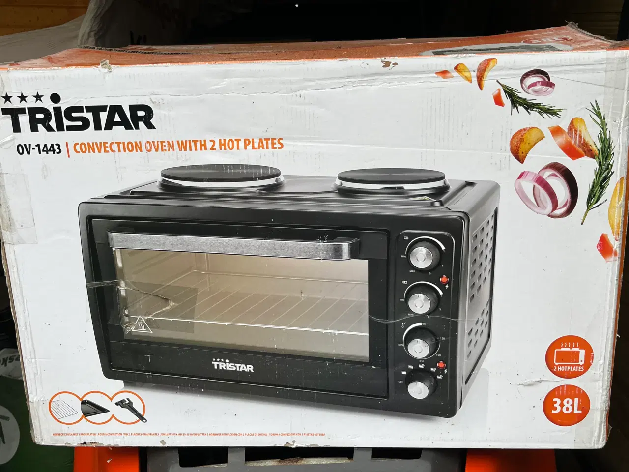 Billede 1 - Bordovn med kogeplader