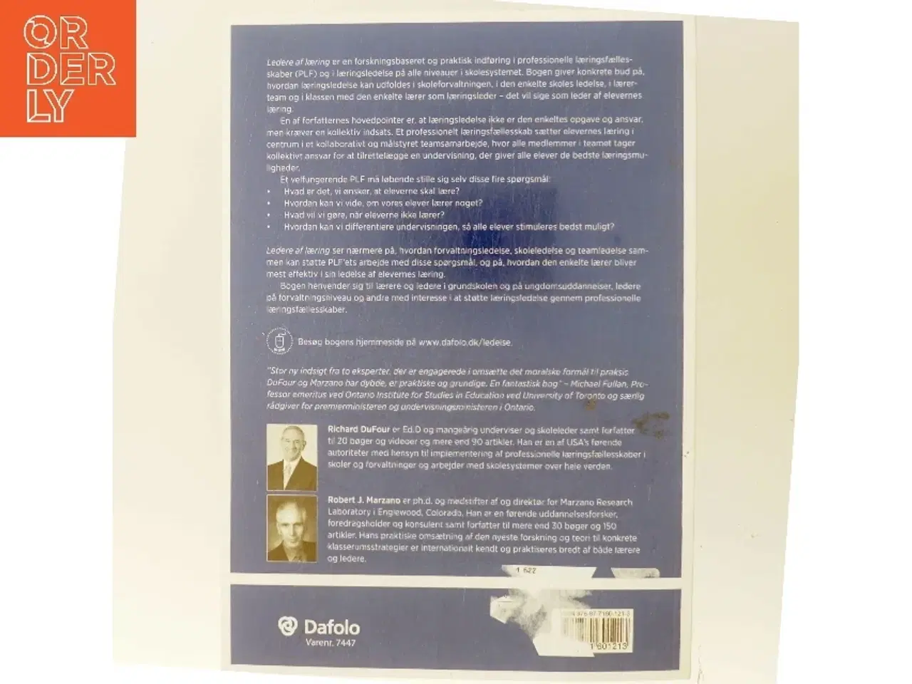 Billede 3 - Ledere af læring : hvordan ledere i forvaltning, skole og klasseværelse fremmer elevernes læring af Richard DuFour (Bog)