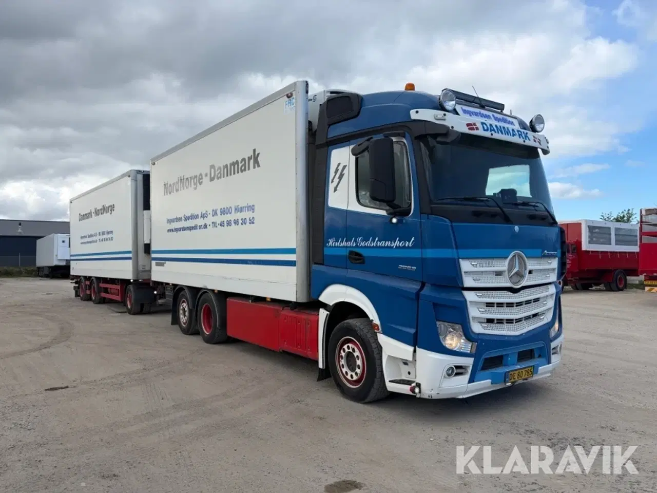 Billede 7 - Lastbil Mercedes-Benz Actros 5253 med kølekasser, sovekabine, forvogn og hænger