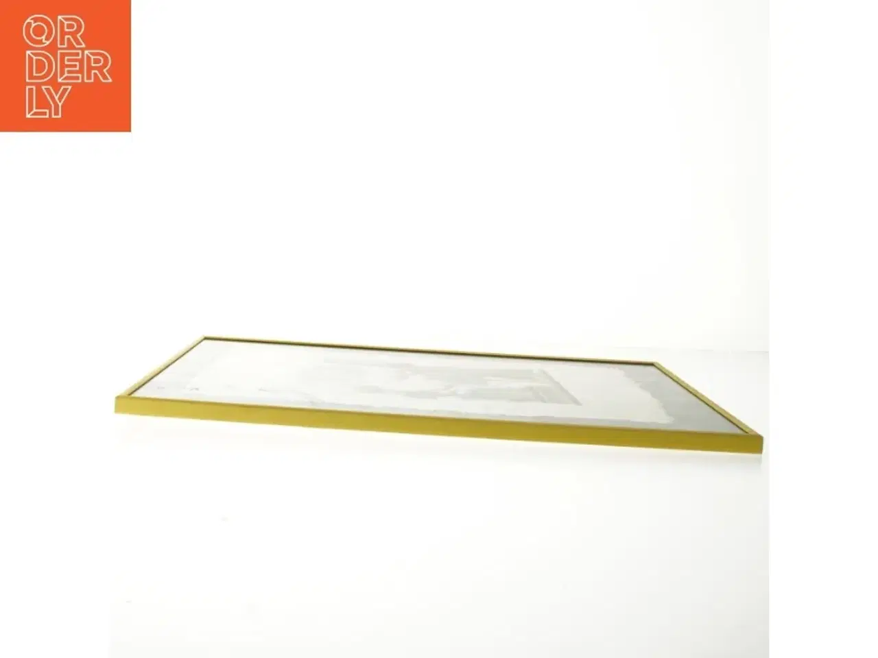 Billede 3 - Indrammet egyptisk papyruskunst fra Aage Larsen (str. 42x30,5 cm)