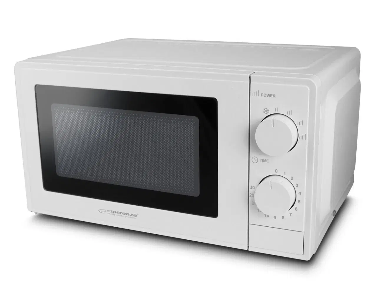 Billede 4 - Mikrobølgeovn bordmodel 20 l 700 W – Esperanza ESTOFADO, hvid