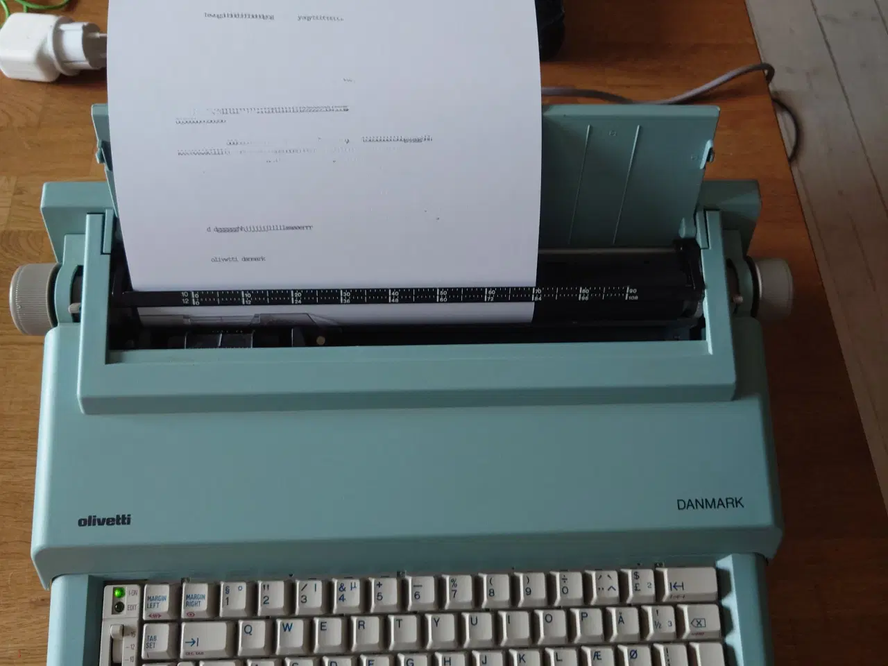 Billede 1 - Olivetti Danmark skrivemaskine 