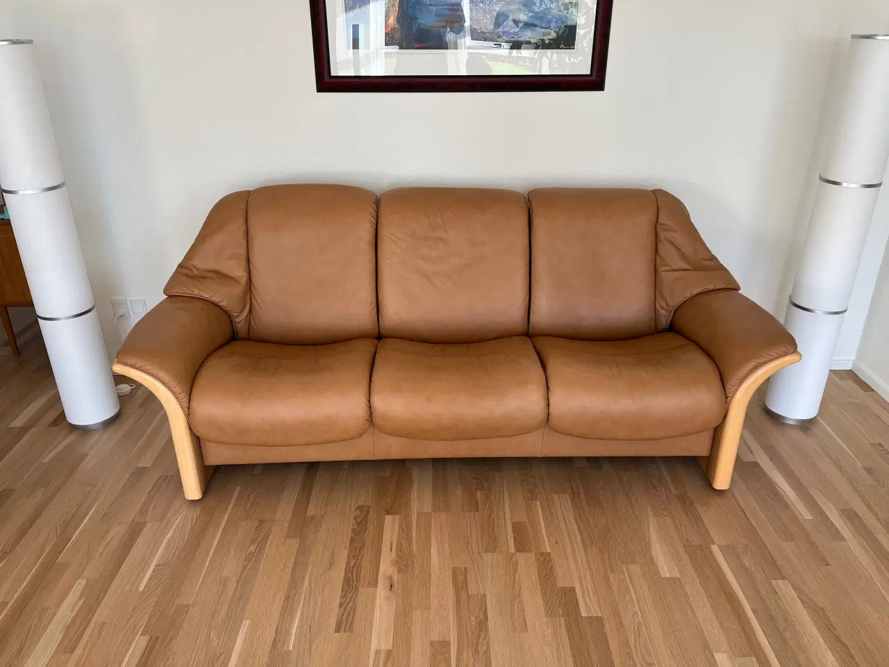 Billede 1 - Stressless Eldorado, Lædersofa med vippefunktion.