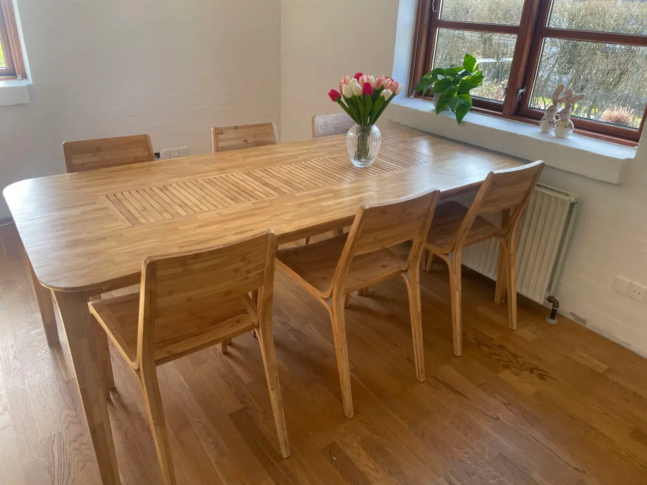 Billede 2 - Spisebord i bambus 