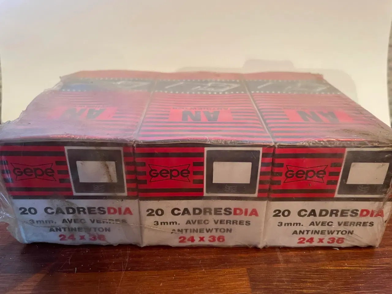 Billede 1 - Diasrammer m. glas