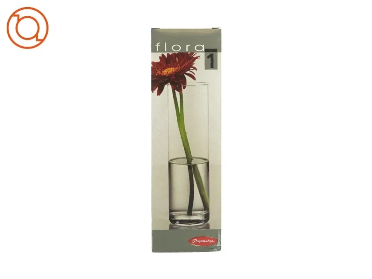 Billede 1 - Vase har Flora i klart glas