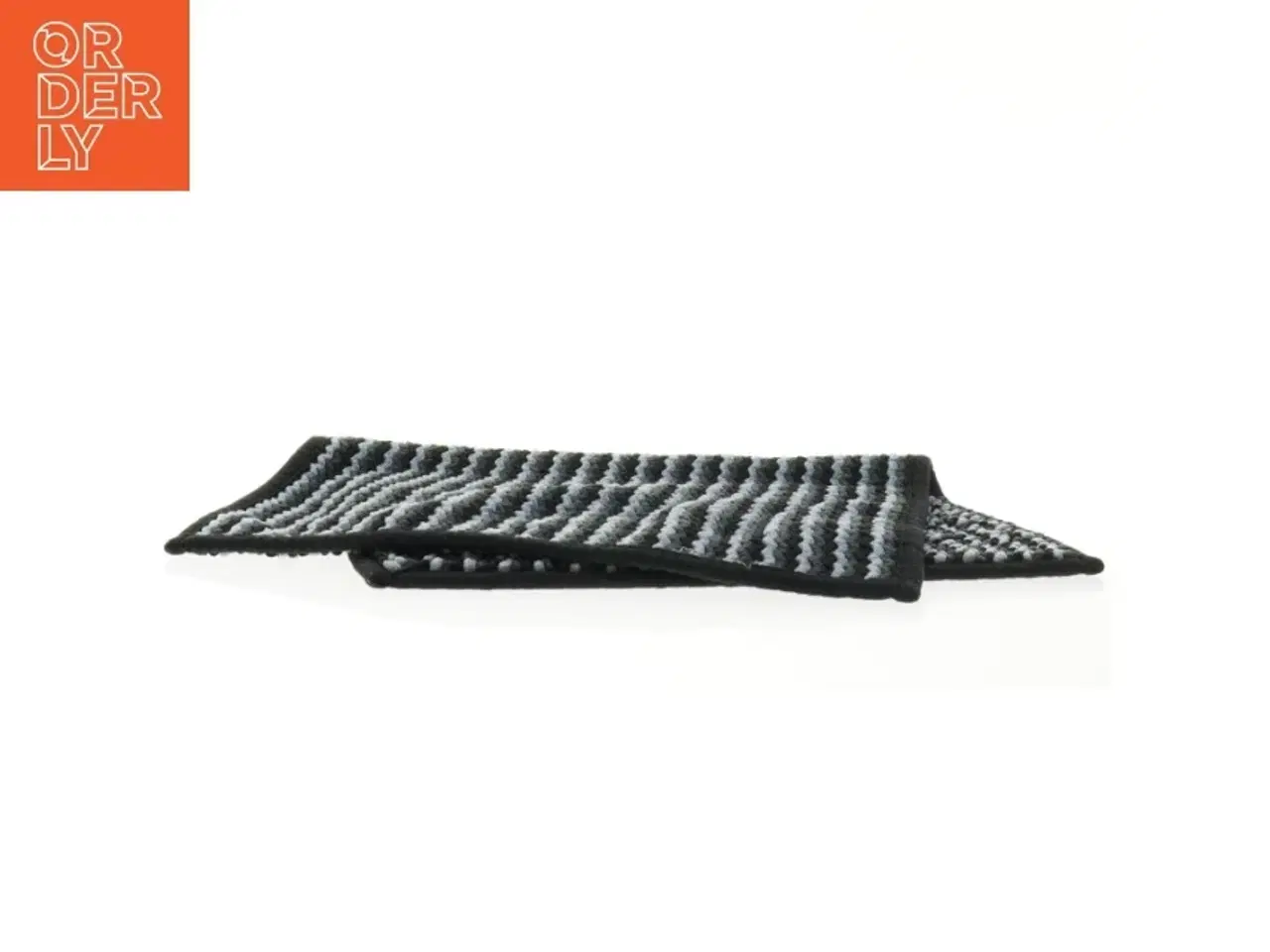 Billede 5 - Grå bomuldstæppe (str. 59 x 40 cm)