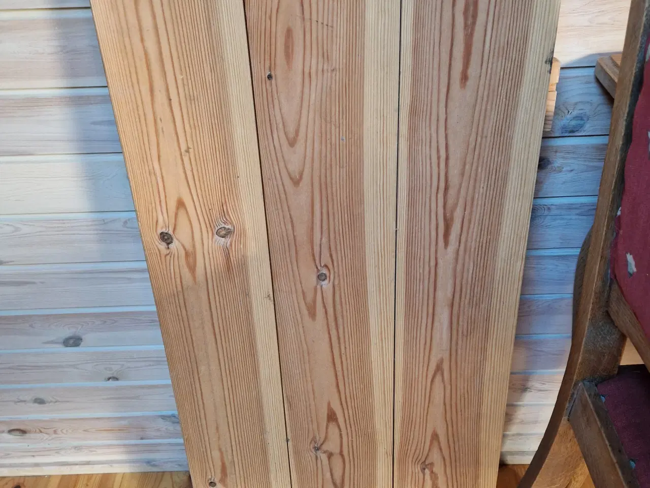 Billede 3 - Gammelt afsyret egetræsbord