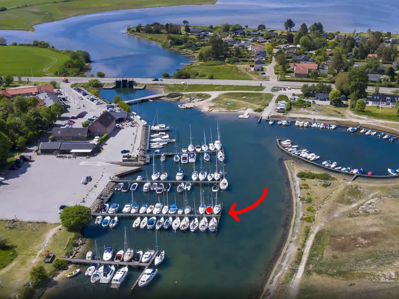 Billede 1 - Fantastisk bådplads på Norsminde Havn