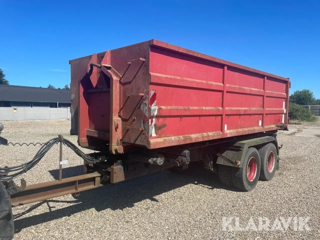 Billede 1 - Wirehejsvogn Scania med container