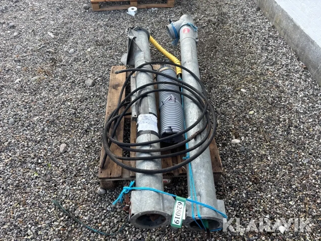 Billede 2 - Kornsnegl JE-MA T31 til vogn – hydraulisk med elektrisk start/stop