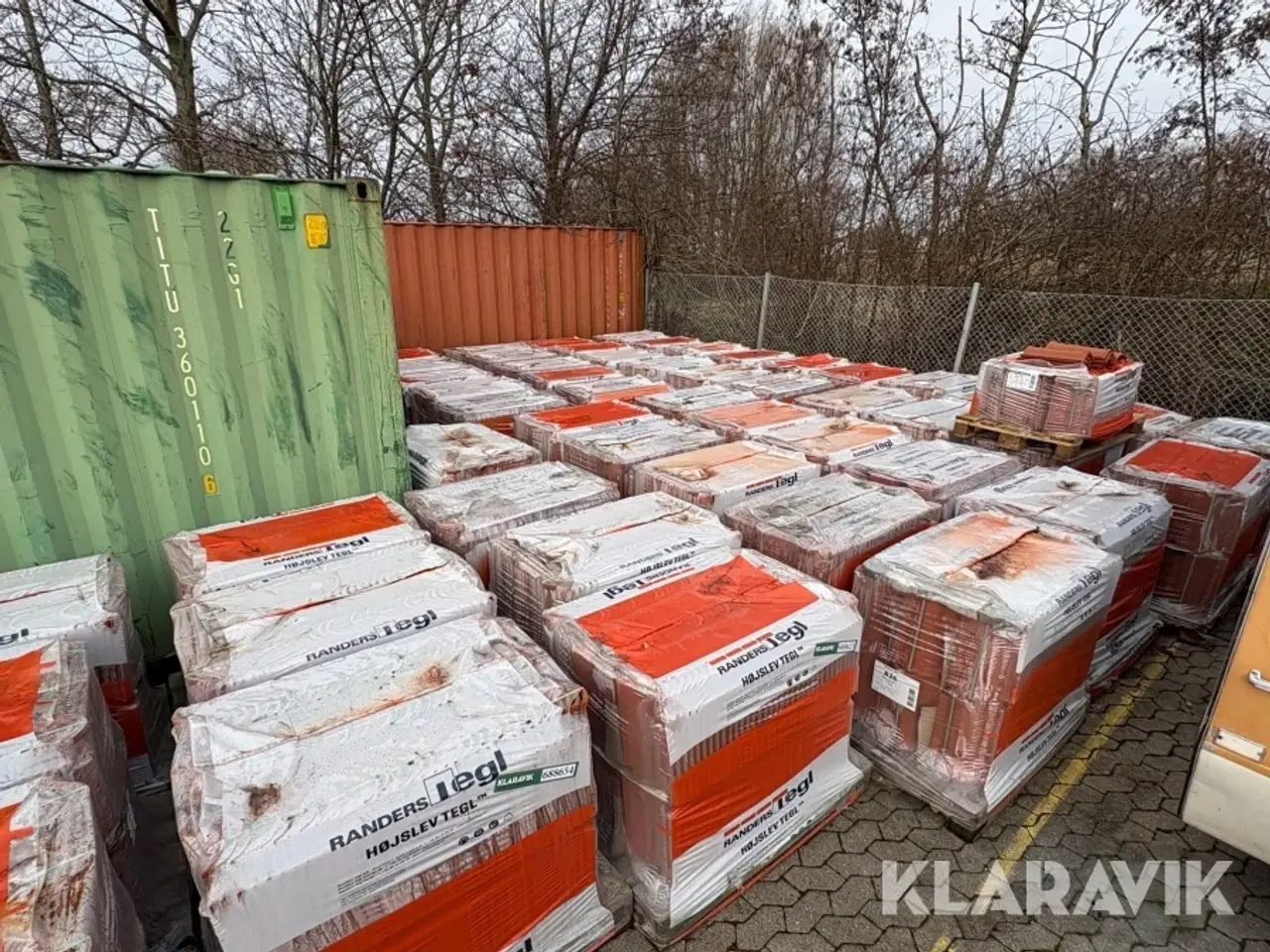 Billede 11 - Teglsten 26 paller a 210 styk Randers Tegl stor Hillerød fals rød